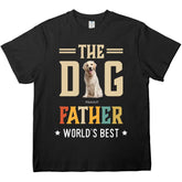El mejor padre de perros del mundo: camisetas, sudaderas y sudaderas de algodón personalizadas